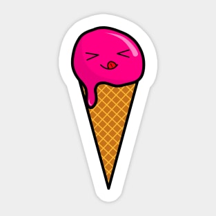 Ice Cream Summer Shirt Design Gift Sticker